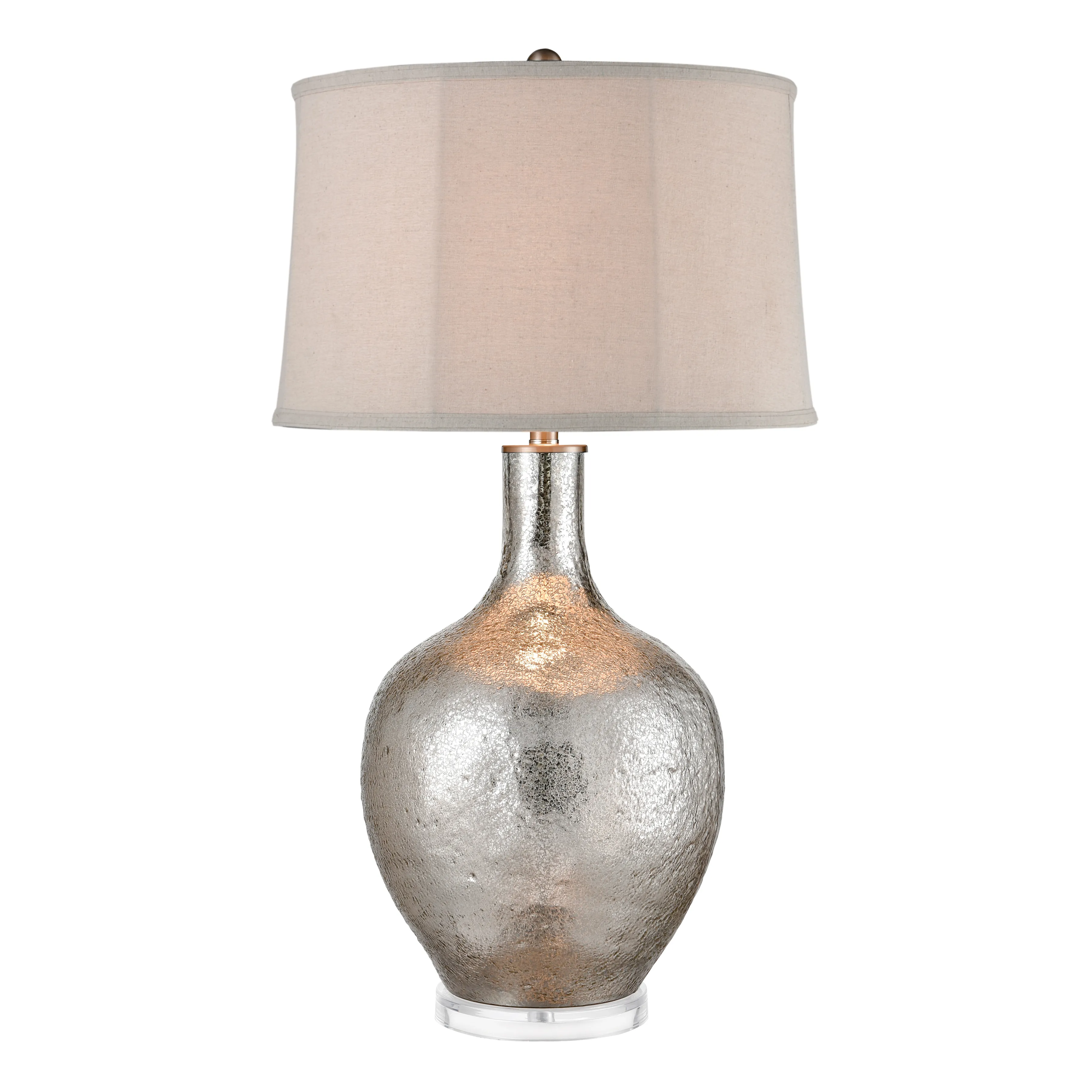 Balbo 33" High 1-Light Table Lamp - Silver Mercury