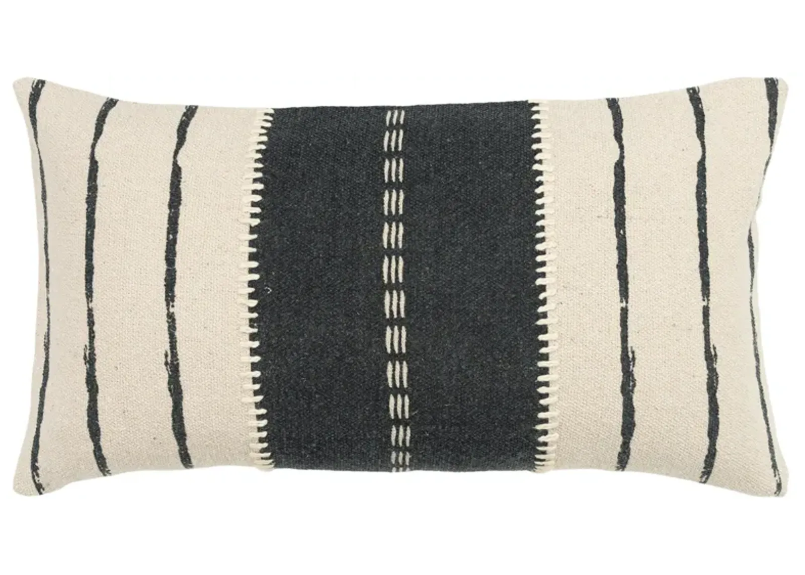 Donny Osmond Stripe Gray Pillow