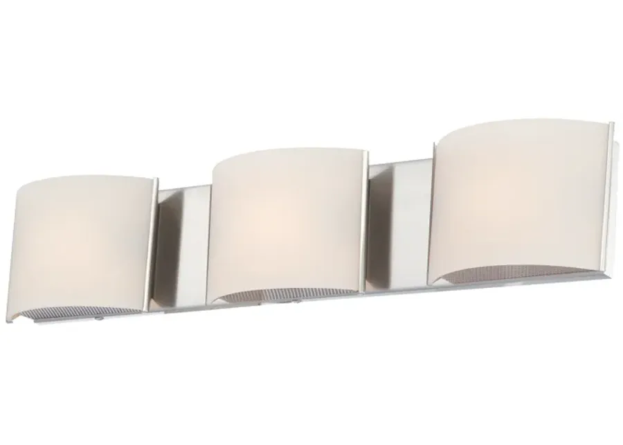 Pandora 24.8" Wide 3-Light Vanity Light - Chrome