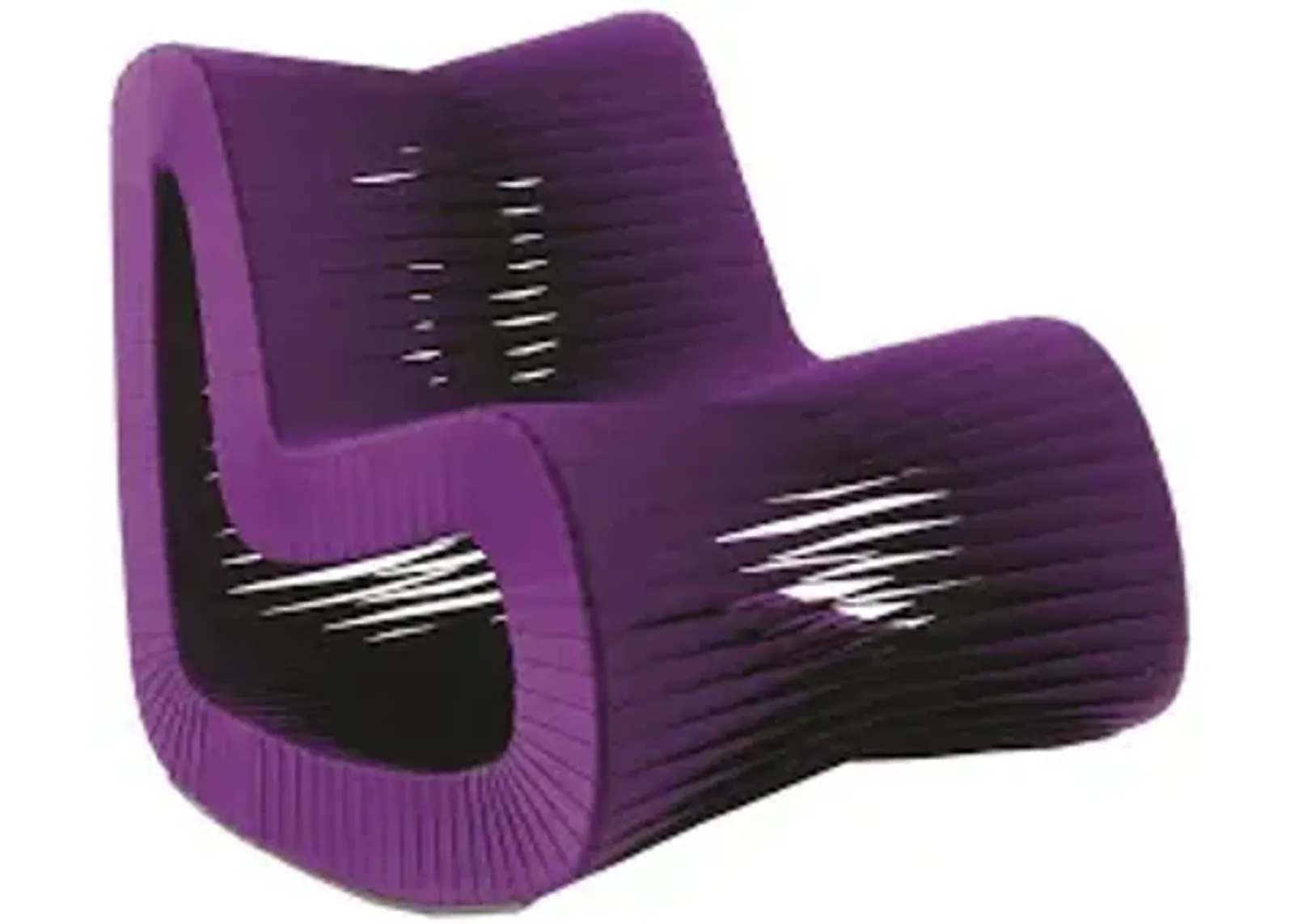 seat belt rocking chair, purple