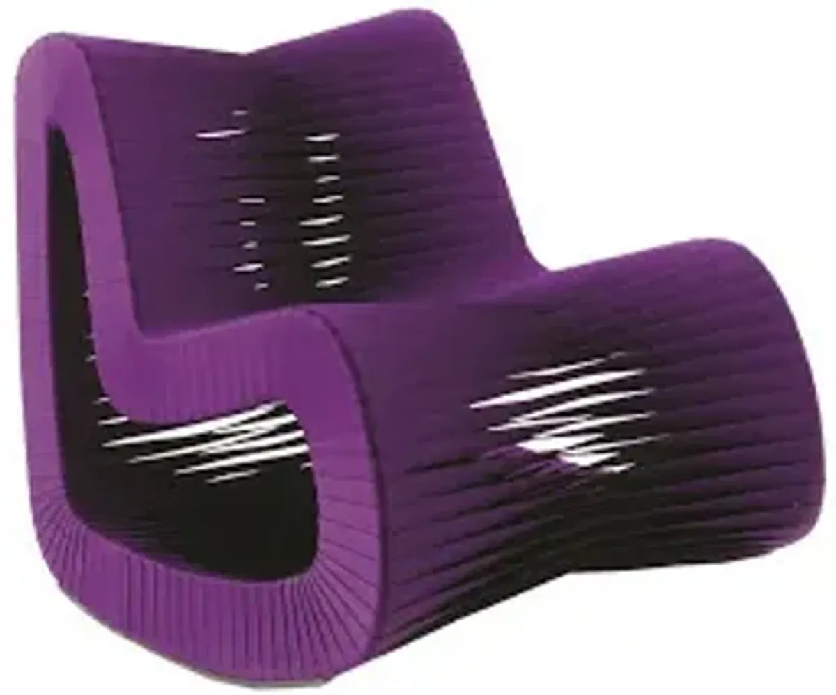 seat belt rocking chair, purple