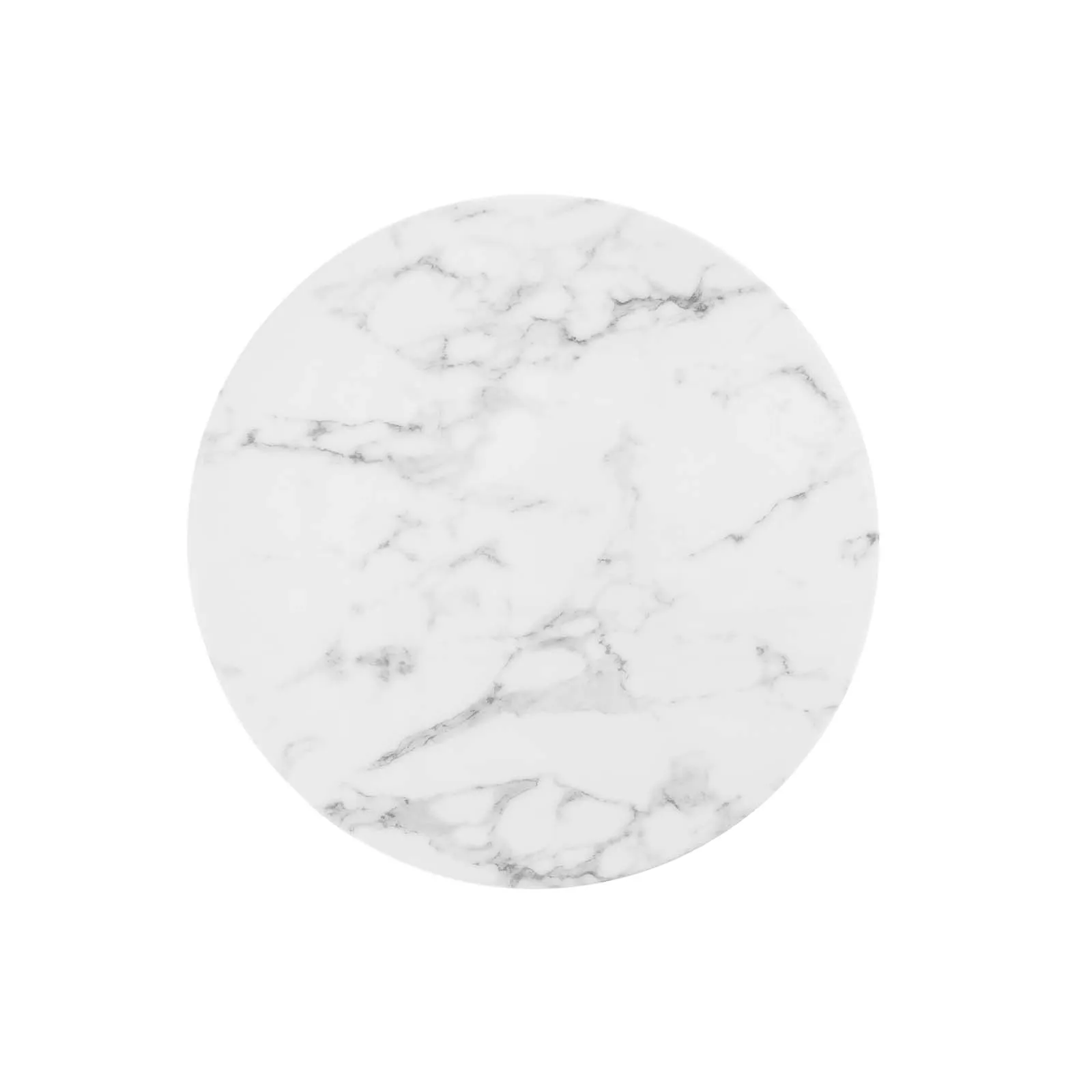 Lippa 28" Round Artificial Marble Bar Table