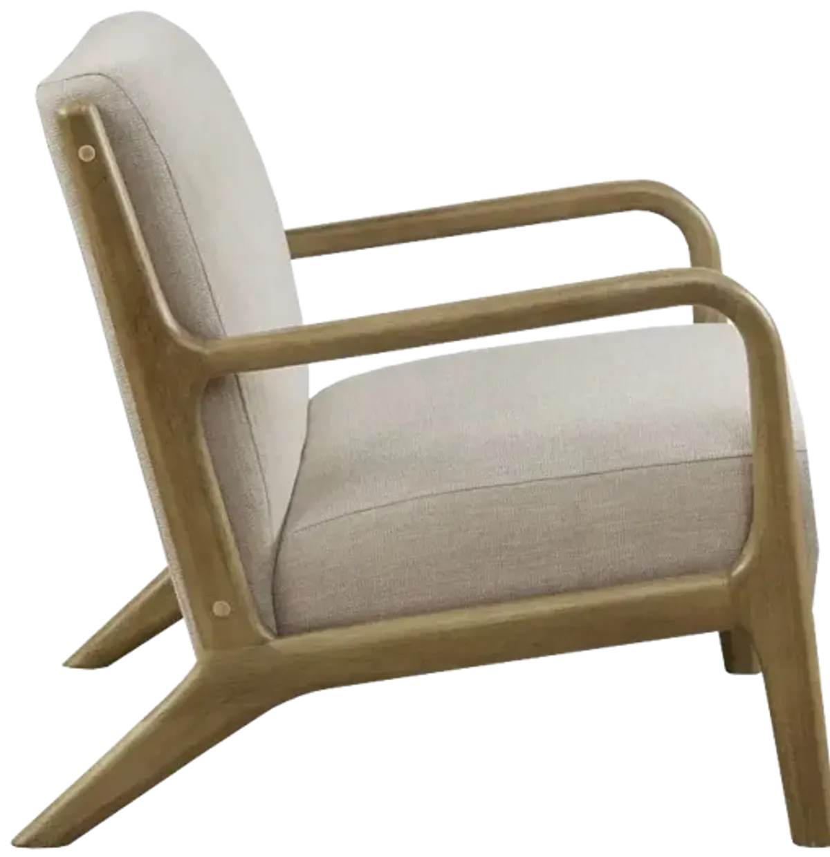 INK+IVY Novak Cream Lounge Chair