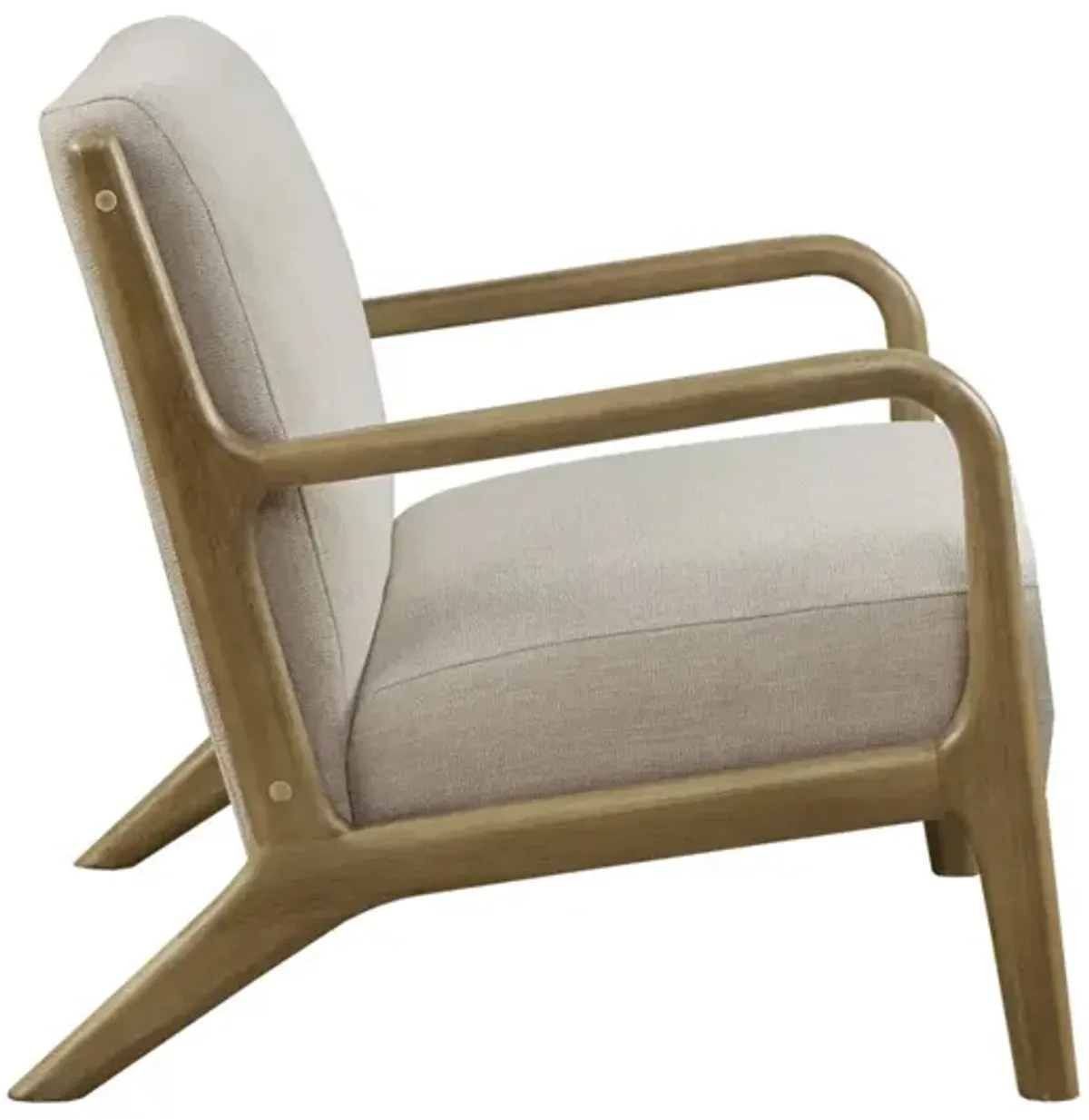 INK+IVY Novak Cream Lounge Chair