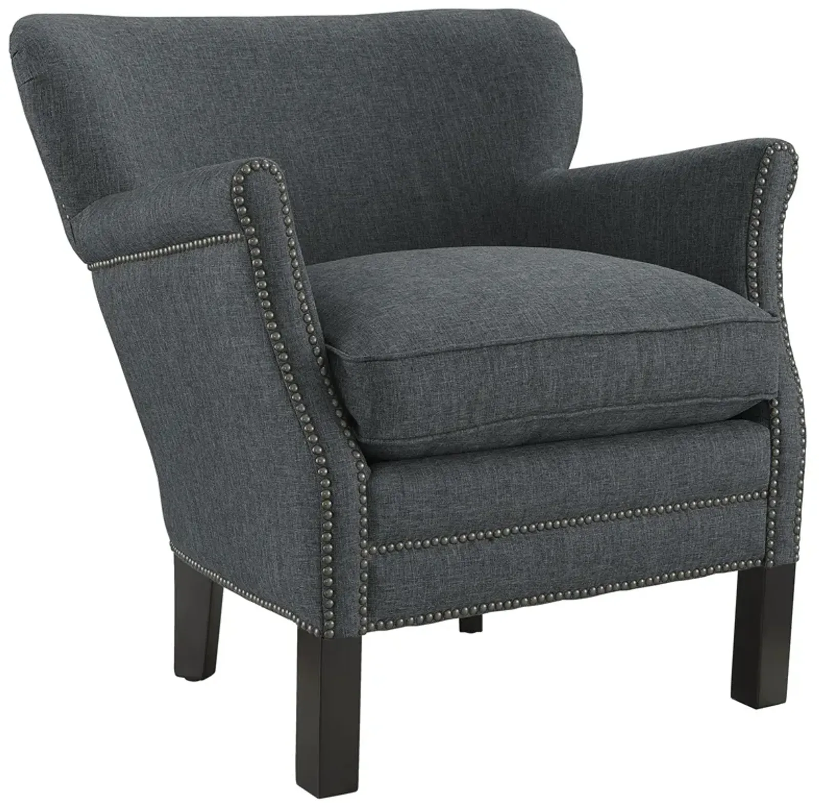 Key Upholstered Fabric Armchair