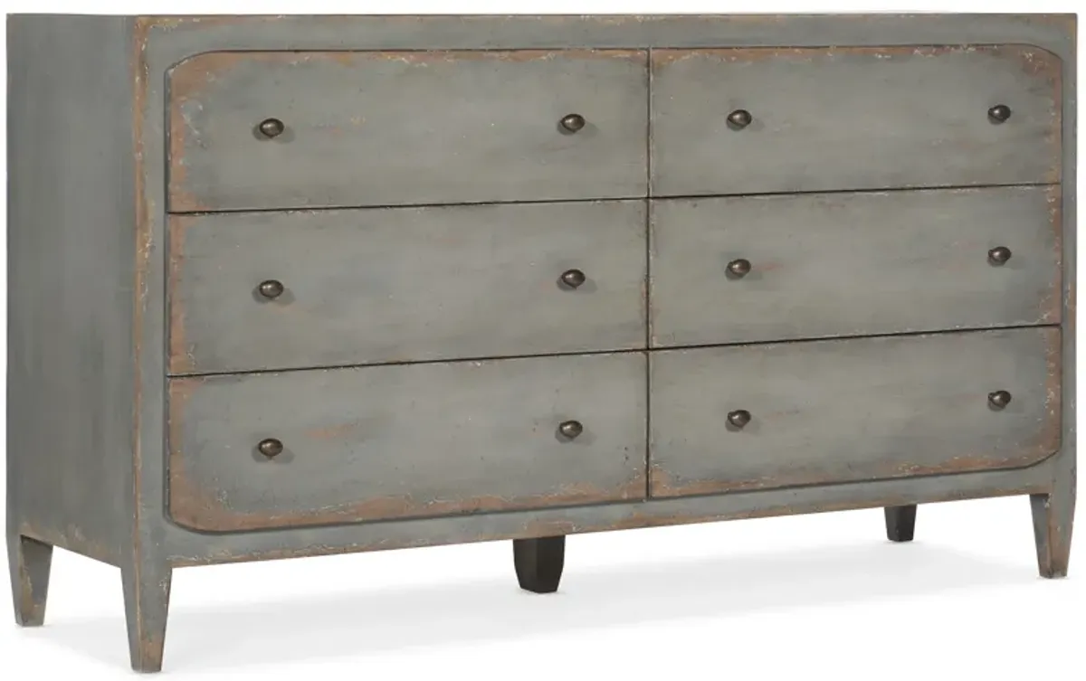 Ciao Bella Six-Drawer Dresser