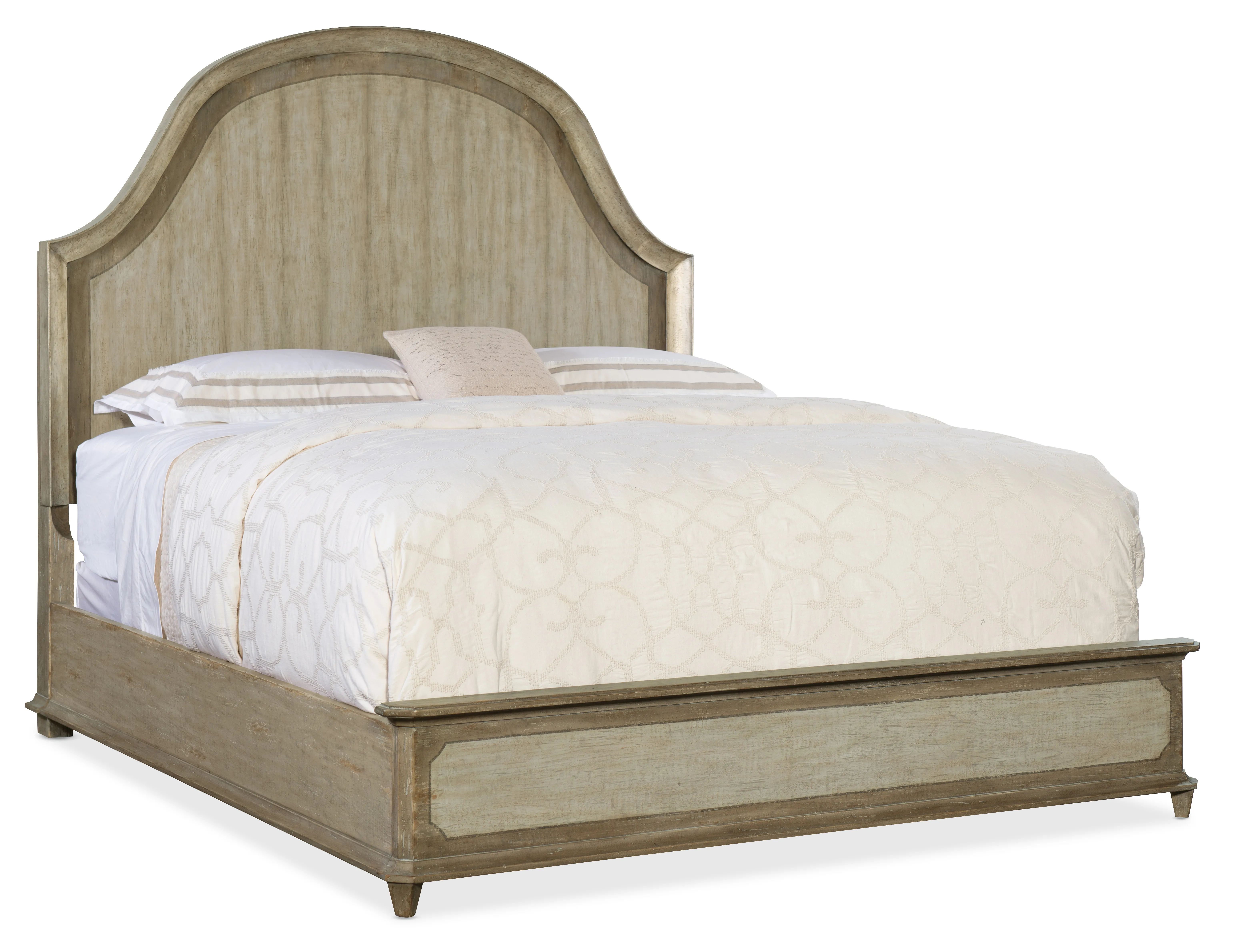 Alfresco Lauro King Panel Bed with Metal