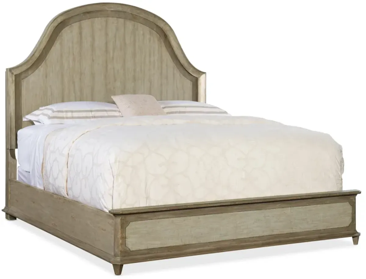 Alfresco Lauro King Panel Bed with Metal