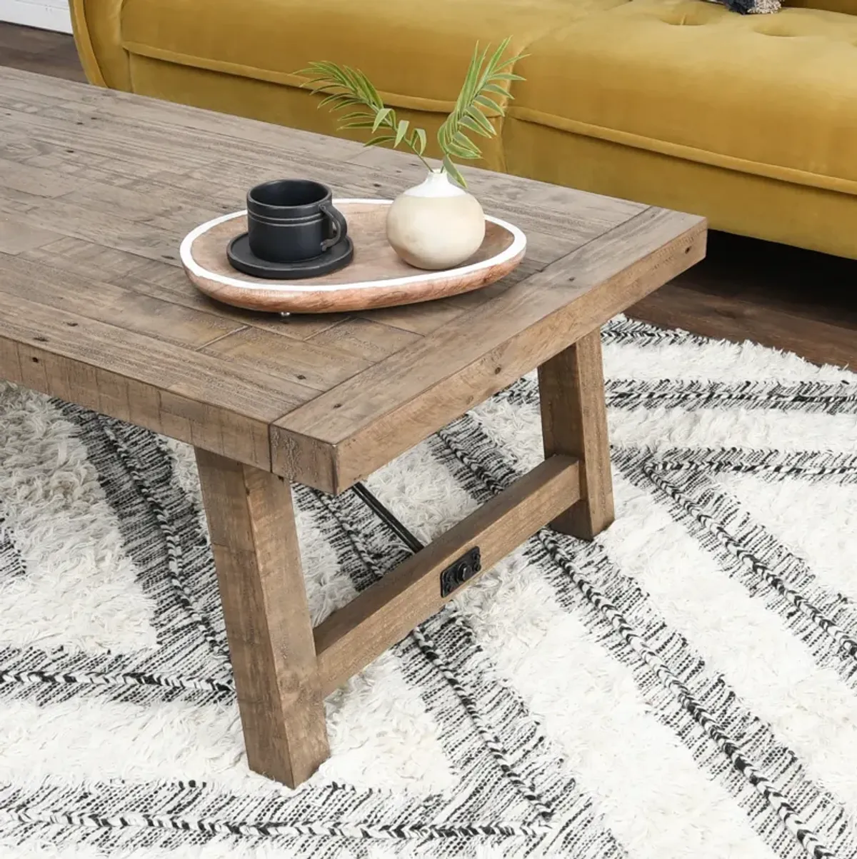 Tuscany Reclaimed Pine Coffee Table by Kosas Home