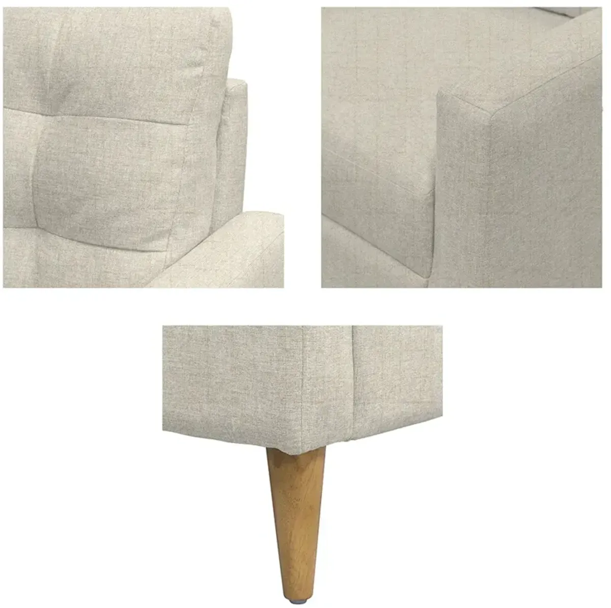 Tufted back Accent Chair