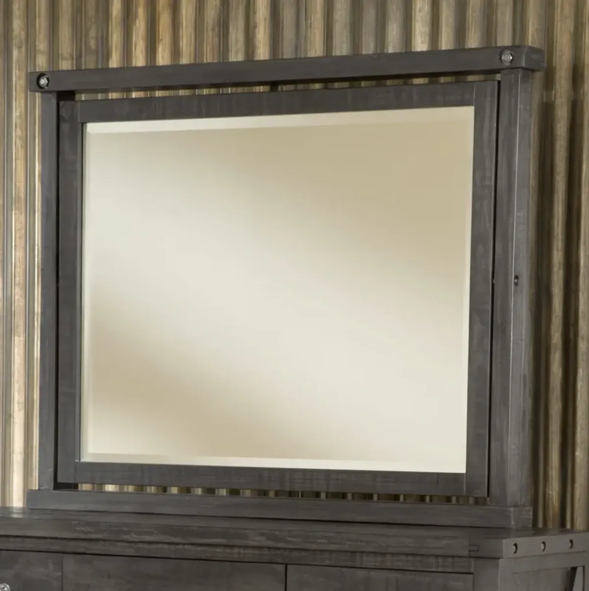 Yosemite Solid Wood Mirror in Cafe