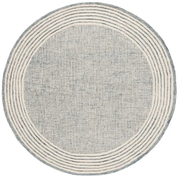 EBONY Hand Tufted 6' x 6' Round area rug