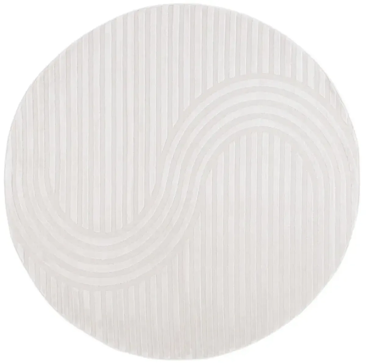 SAYLOR 113 IVORY 6'-3' x 6'-3' Round Round Rug