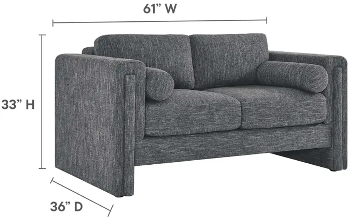 Visible Fabric Loveseat