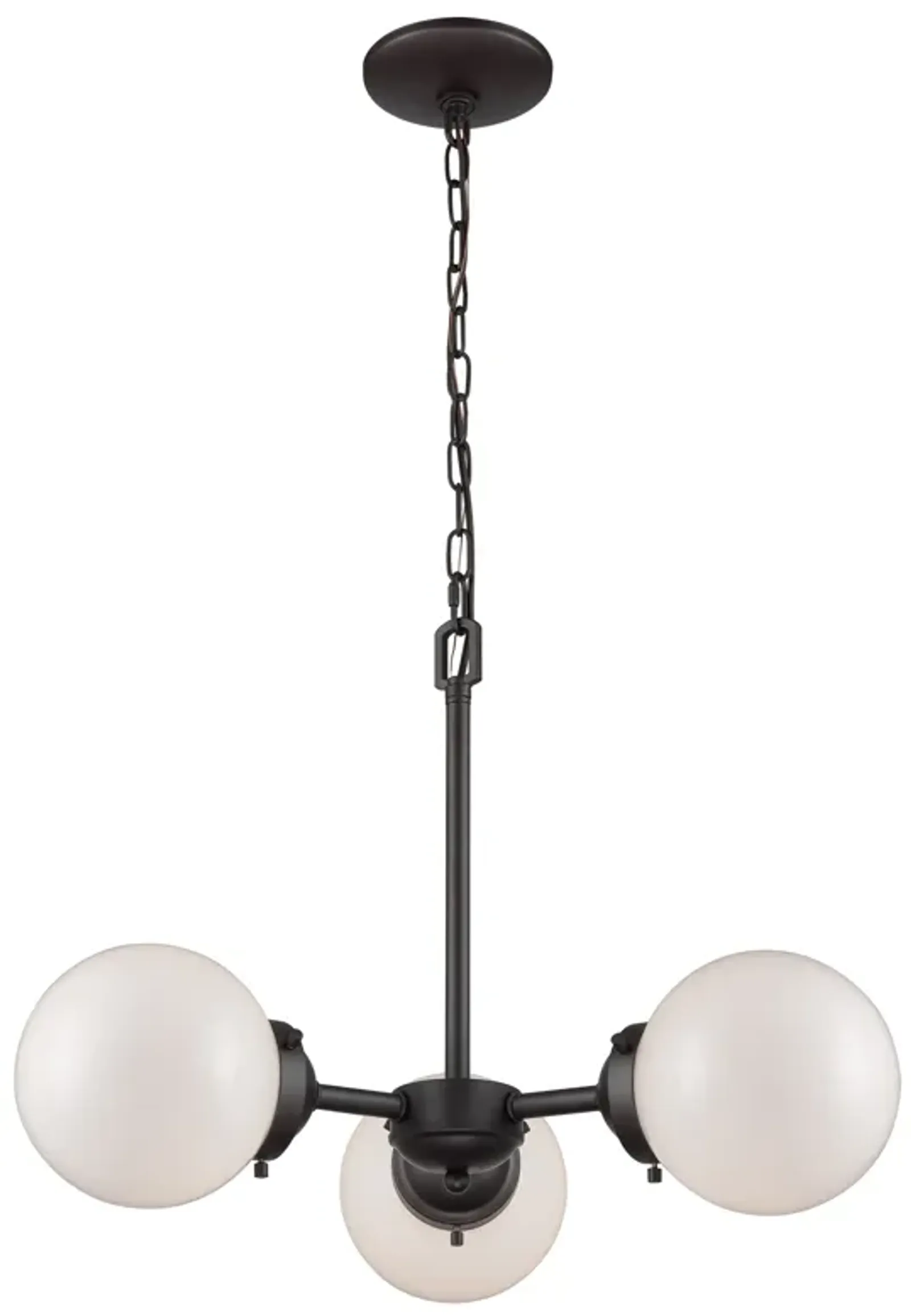 Beckett 22" Wide 3-Light Chandelier