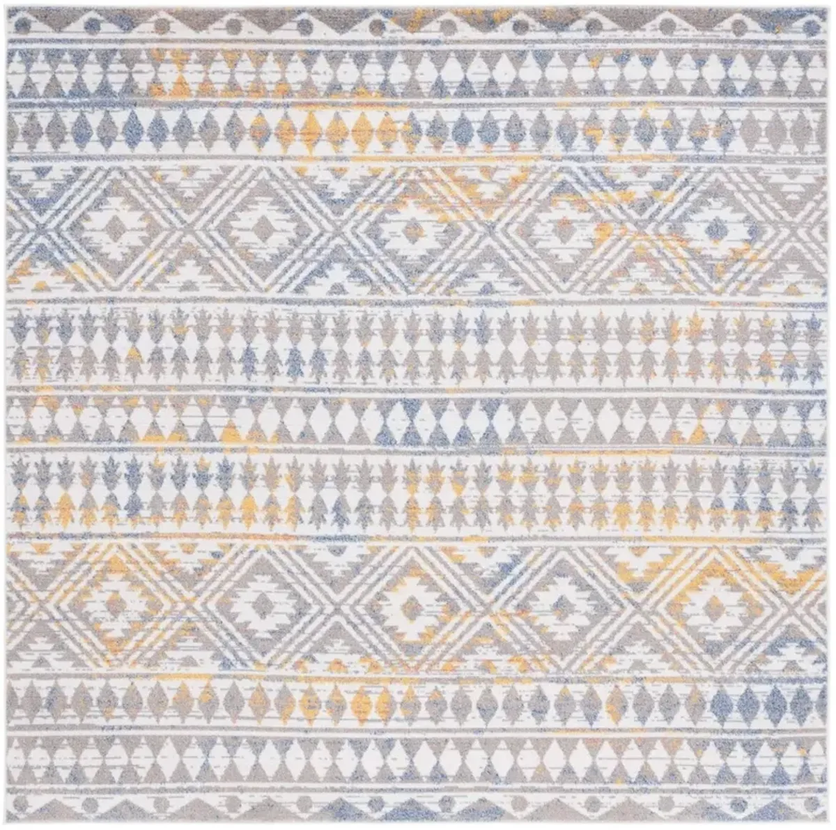 ASTORIA 412 Grey 6'-7' X 6'-7' Square Square Rug