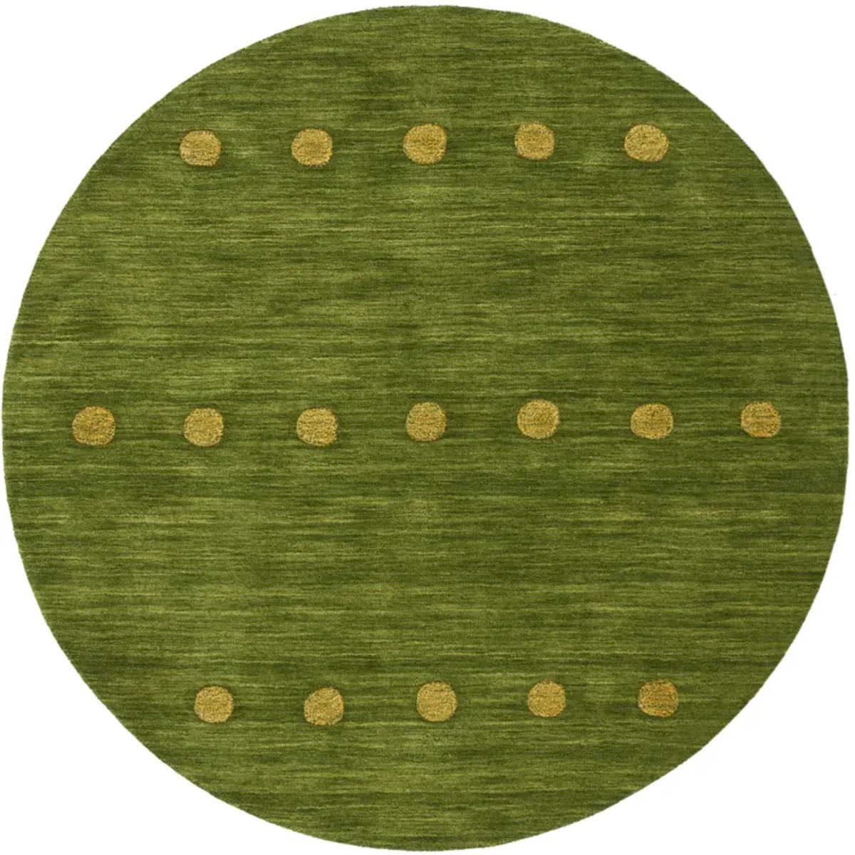 HIMALAYA Hand Loomed 8' x 8' Round area rug