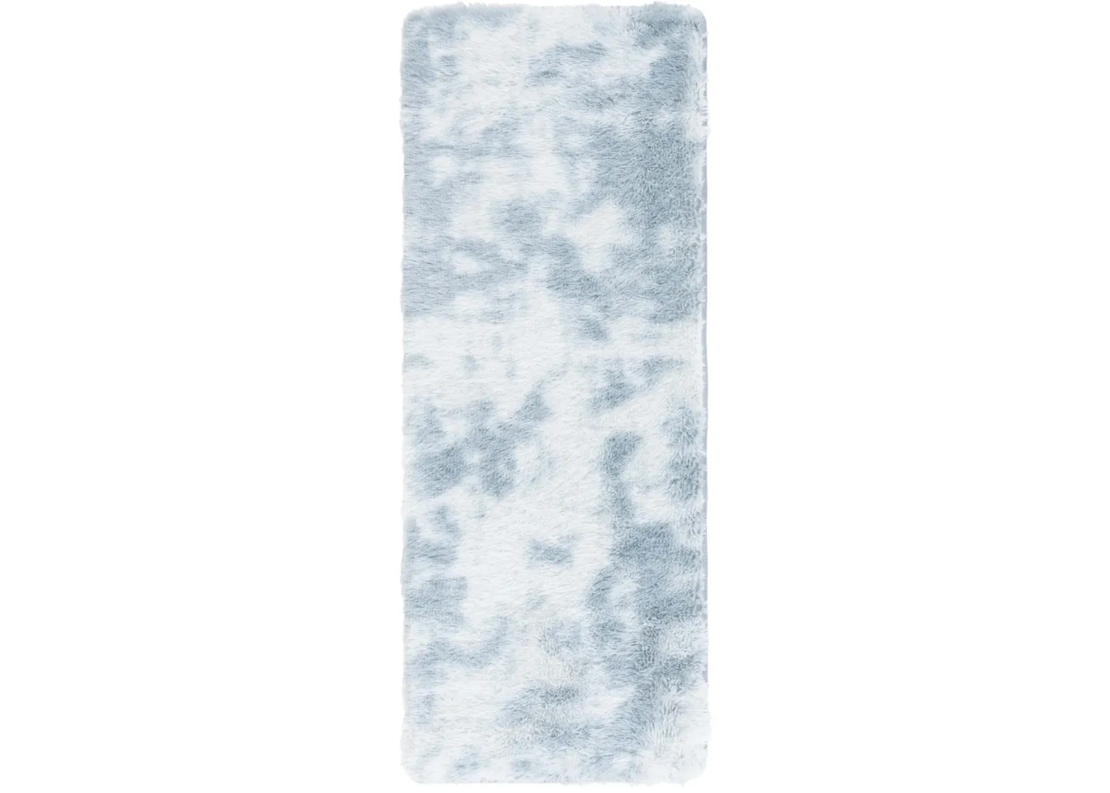 RAINBOW SHAG 100 LIGHT GREY 2'-3' x 6' Runner Rug