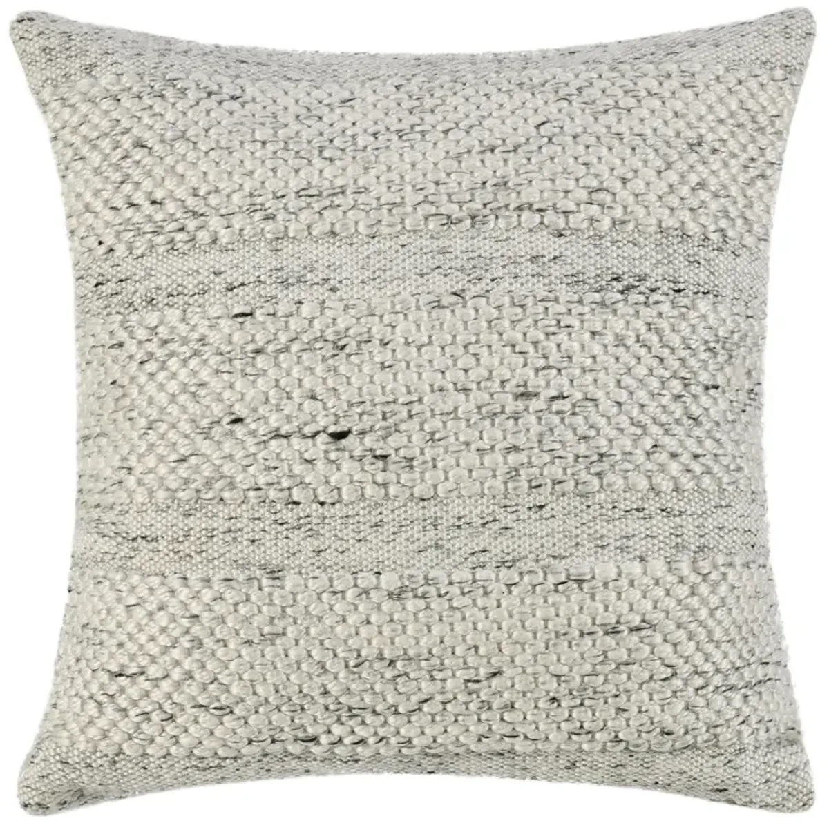 Ford 24" Recycled Fabric Fabric Throw Pillow, Ivory