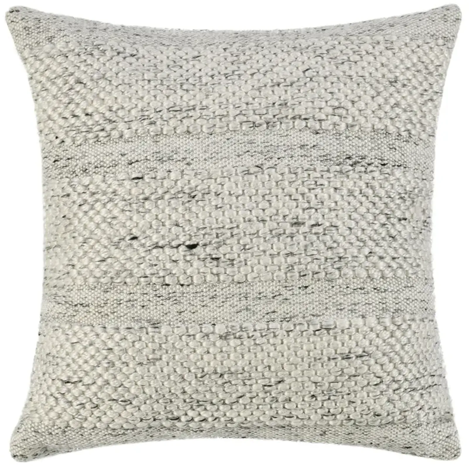 Ford 24" Recycled Fabric Fabric Throw Pillow, Ivory