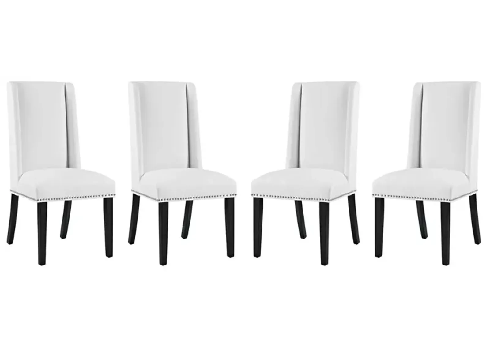 Baron Dining Chair Vinyl Set of 4