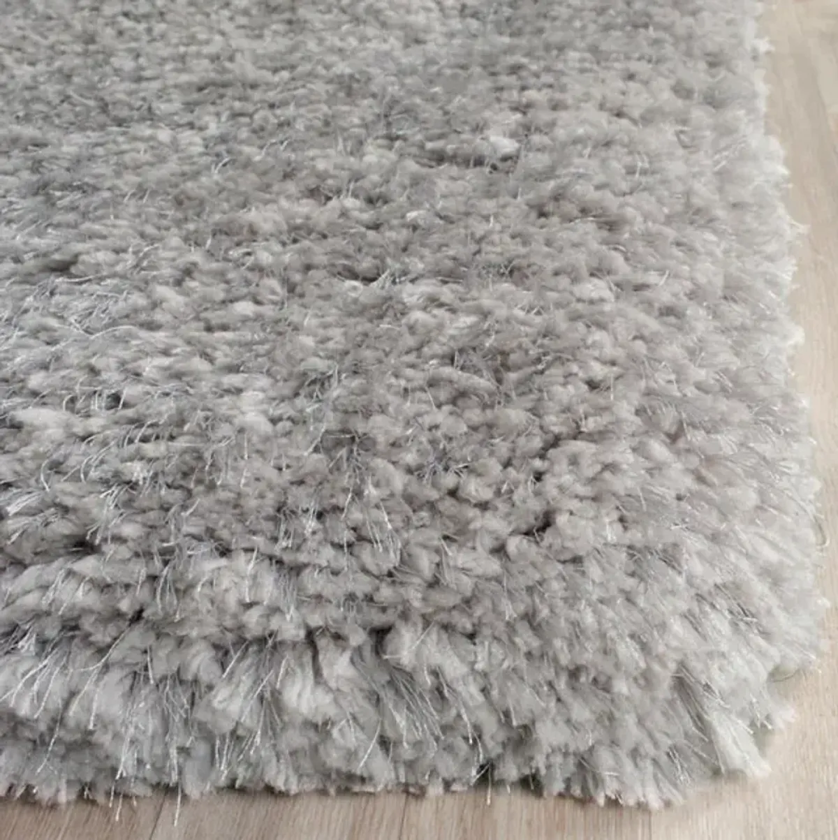 SUPREME SHAG 621 Silver 8' X 10' Large Rectangle Rug