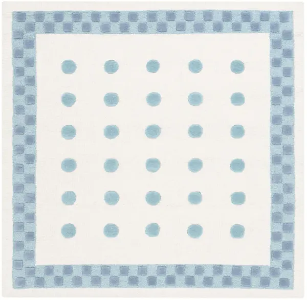 SAFAVIEH KIDS Hand Tufted 5' x 5' Square area rug