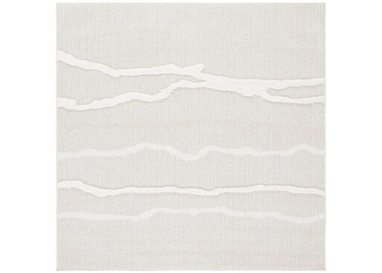 TRENDS 112 Beige 3' X 3' Square Square Rug