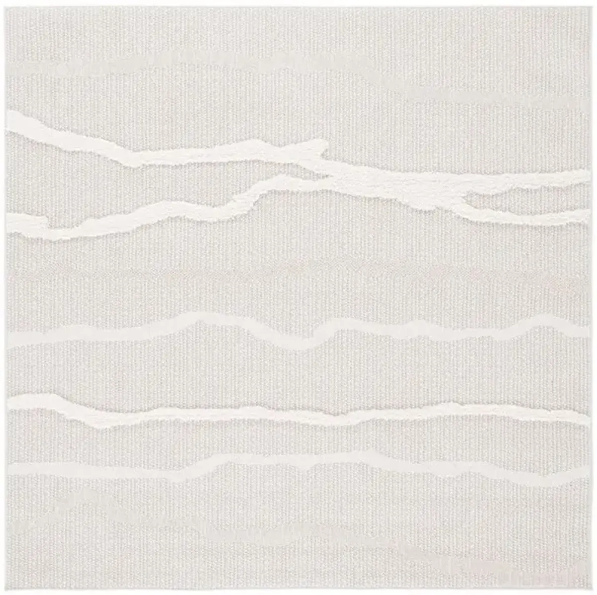 TRENDS 112 Beige 3' X 3' Square Square Rug