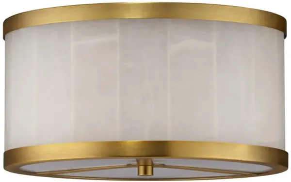 Small Upsala Alabaster Flush Mount Ceiling Light