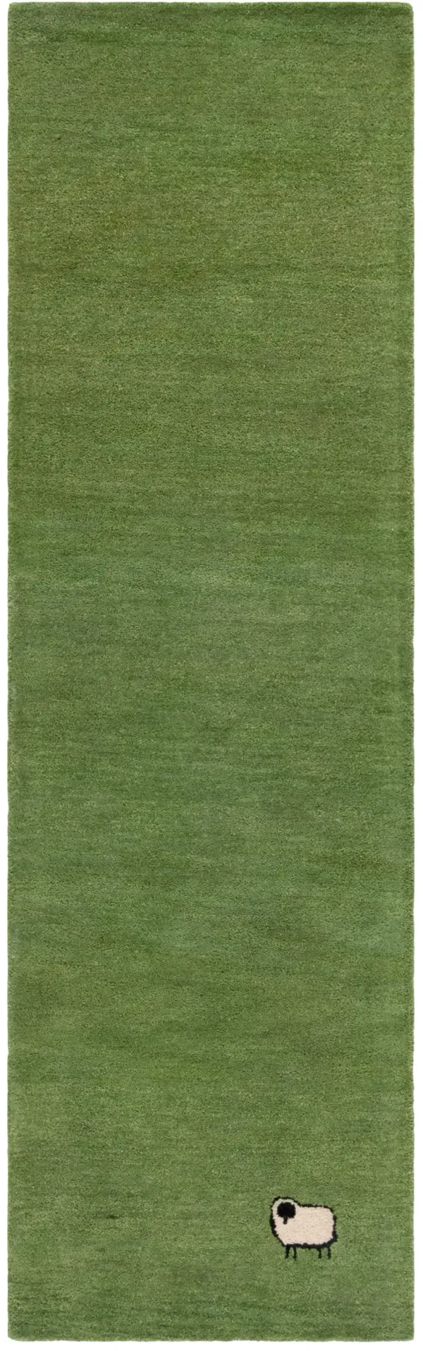 HIMALAYA 451 GREEN 2'-3' x 8' Runner Rug