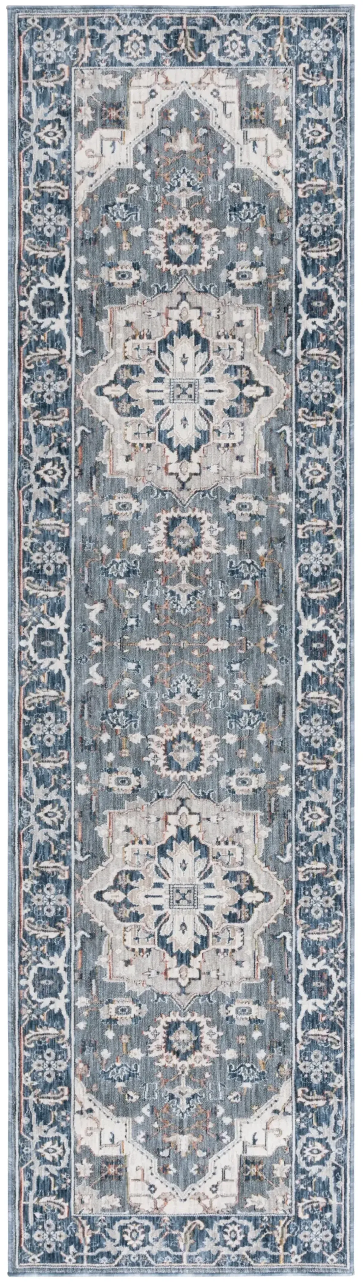 SUTTON 102 GREY  2'-2' x 8' Runner Rug