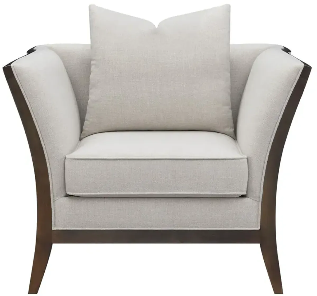 Lorraine Upholstered Chair with Flared Arms