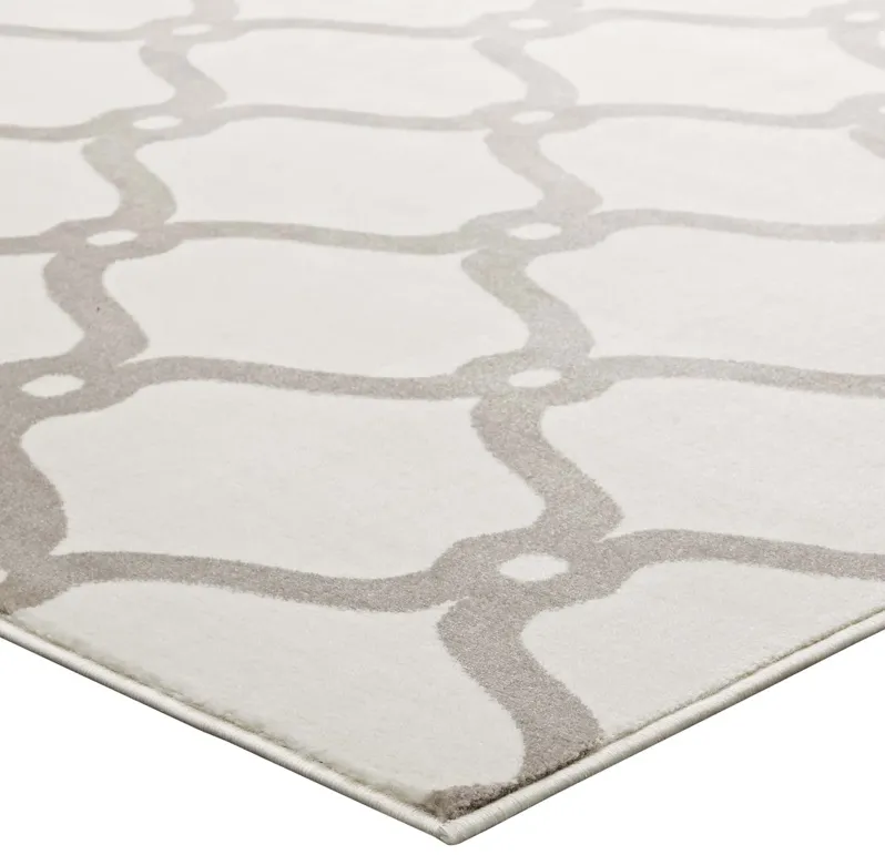 Beltara Chain Link Transitional Trellis 8x10 Area Rug