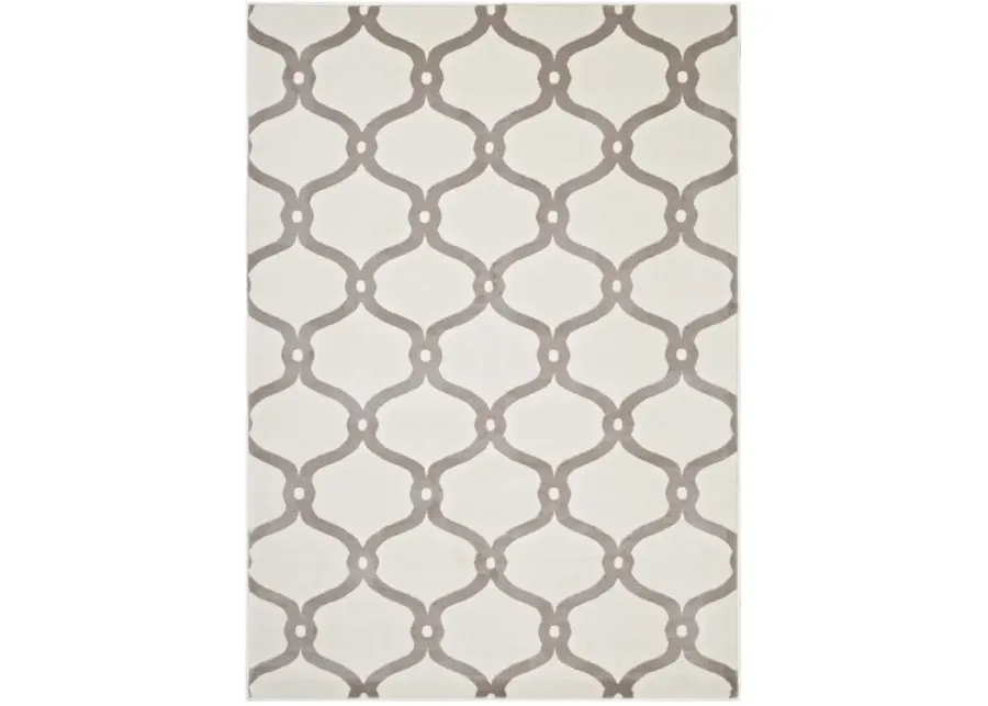 Beltara Chain Link Transitional Trellis 8x10 Area Rug