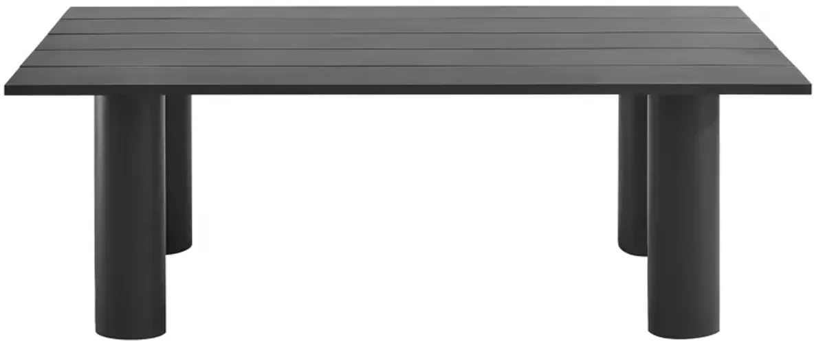 Nautica Outdoor Patio 87" Rectangular Aluminum Dining Table by Modway