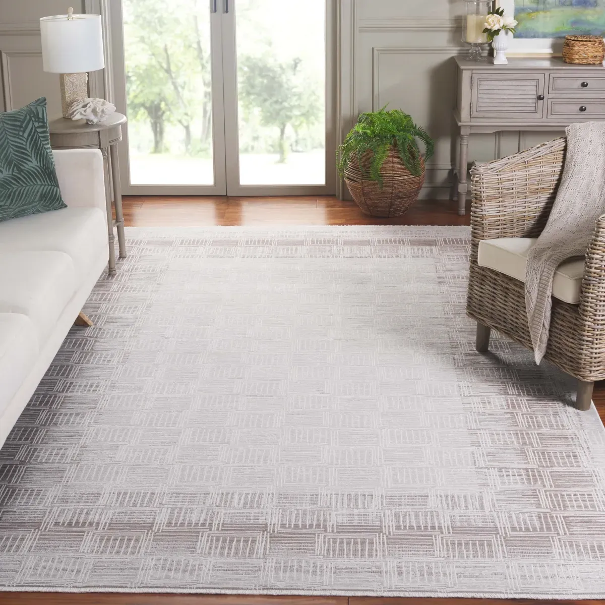 SIGNATURE 736 GREY  8' x 10' Large Rectangle Rug