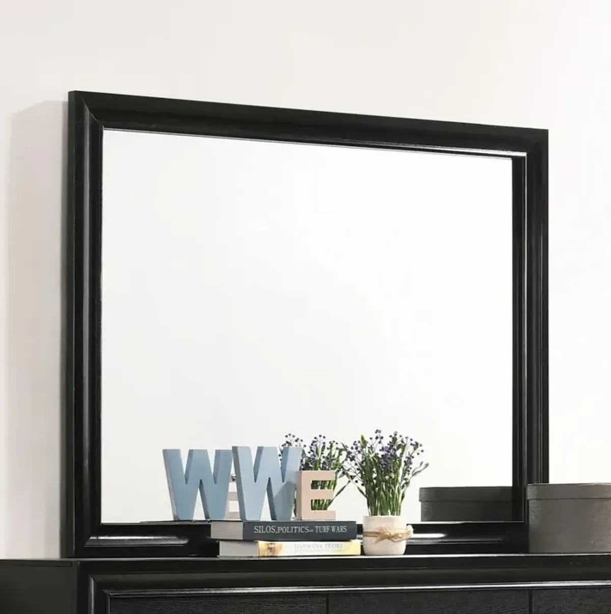 Biarritz Rectangular Dresser Mirror Black