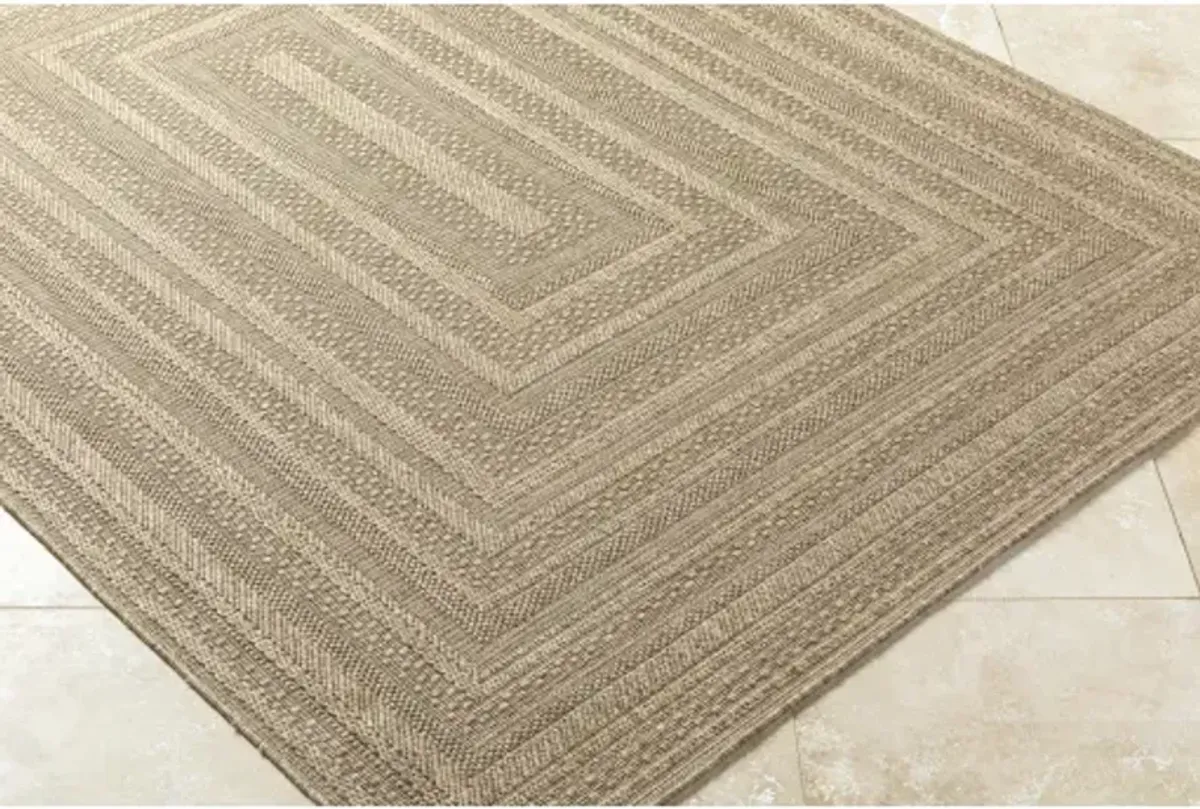 Sandra SDR-2304 5'3" x 7' Machine Woven Rug