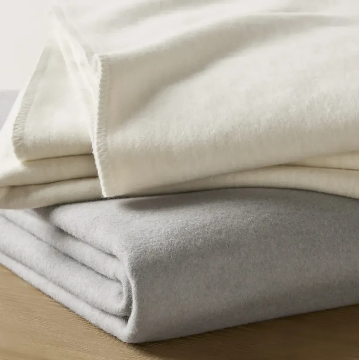 Croscill Andaz Grey Solid Cotton Blanket