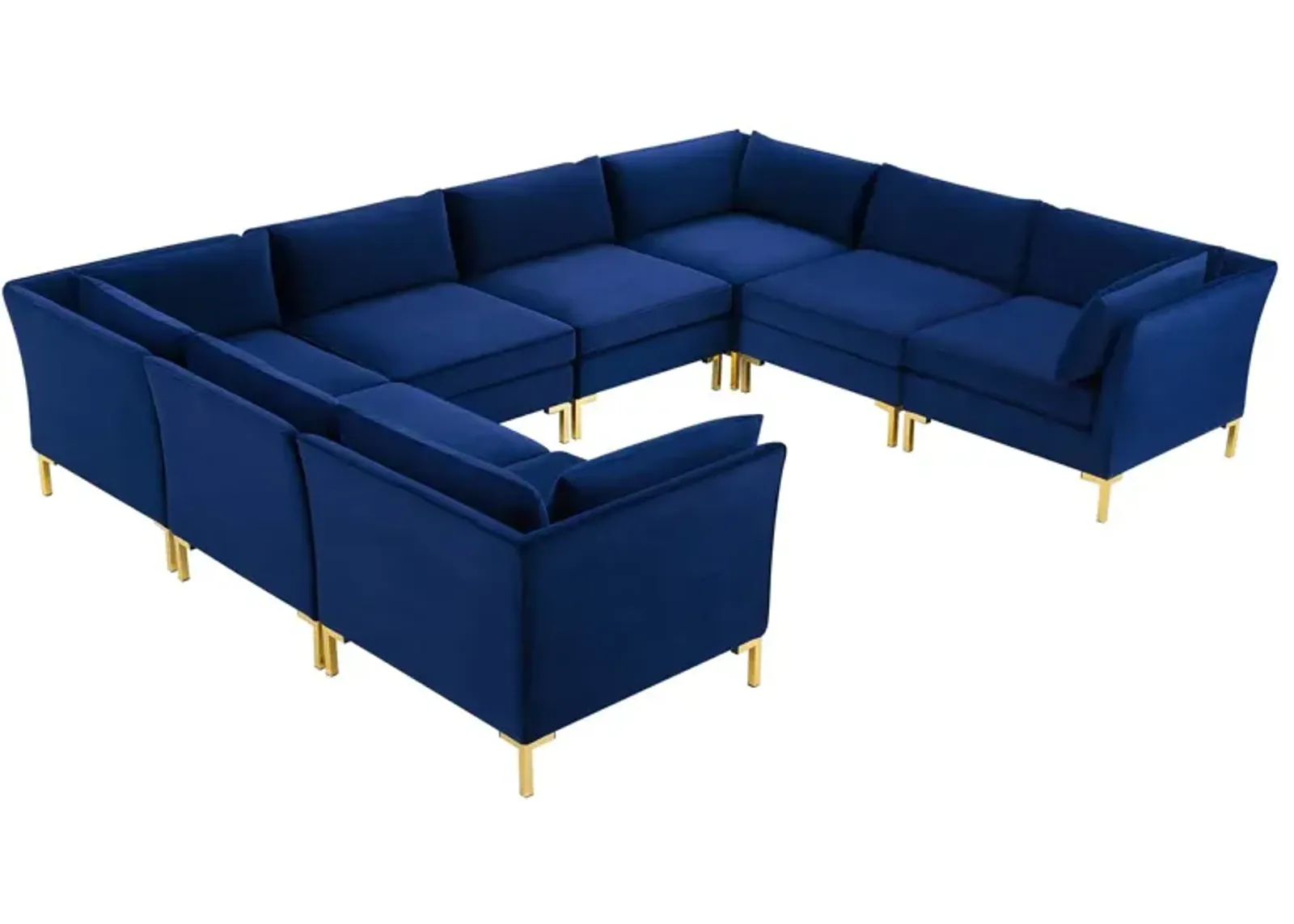 Ardent 8-Piece Performance Velvet Sectional Sofa