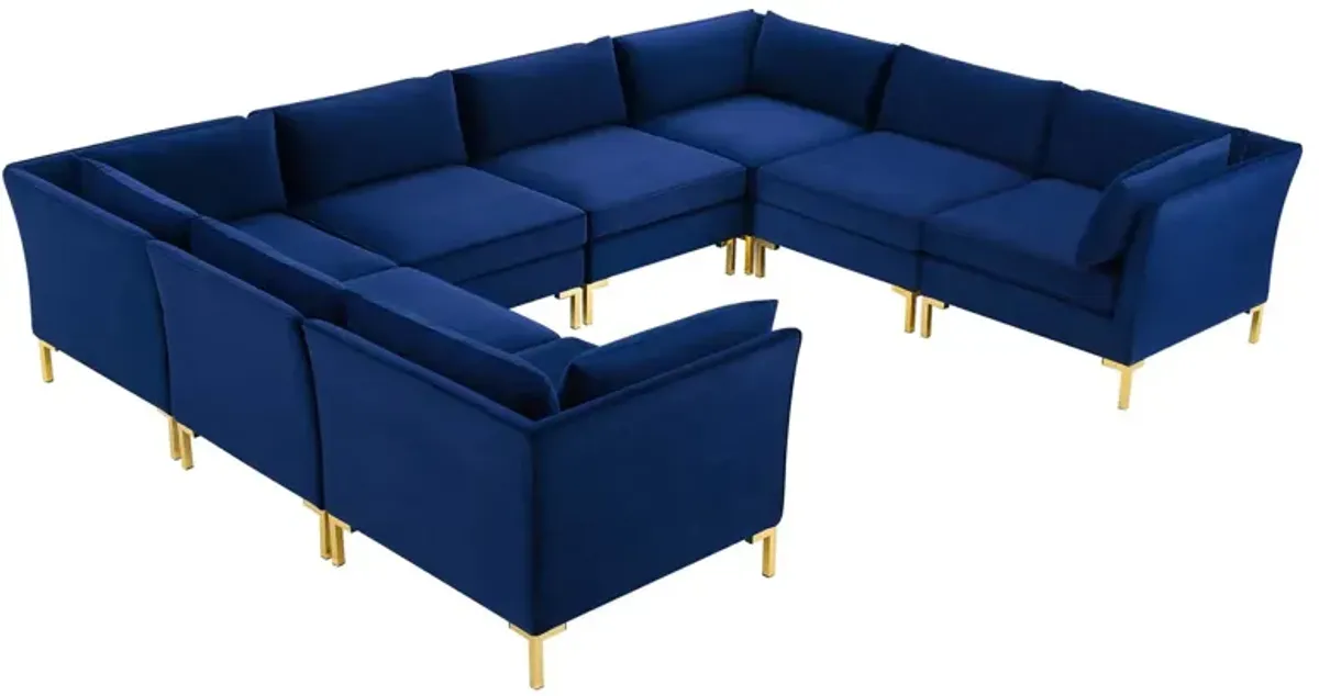 Ardent 8-Piece Performance Velvet Sectional Sofa