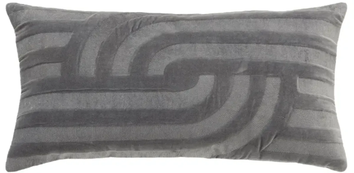 abstract grey Pillow