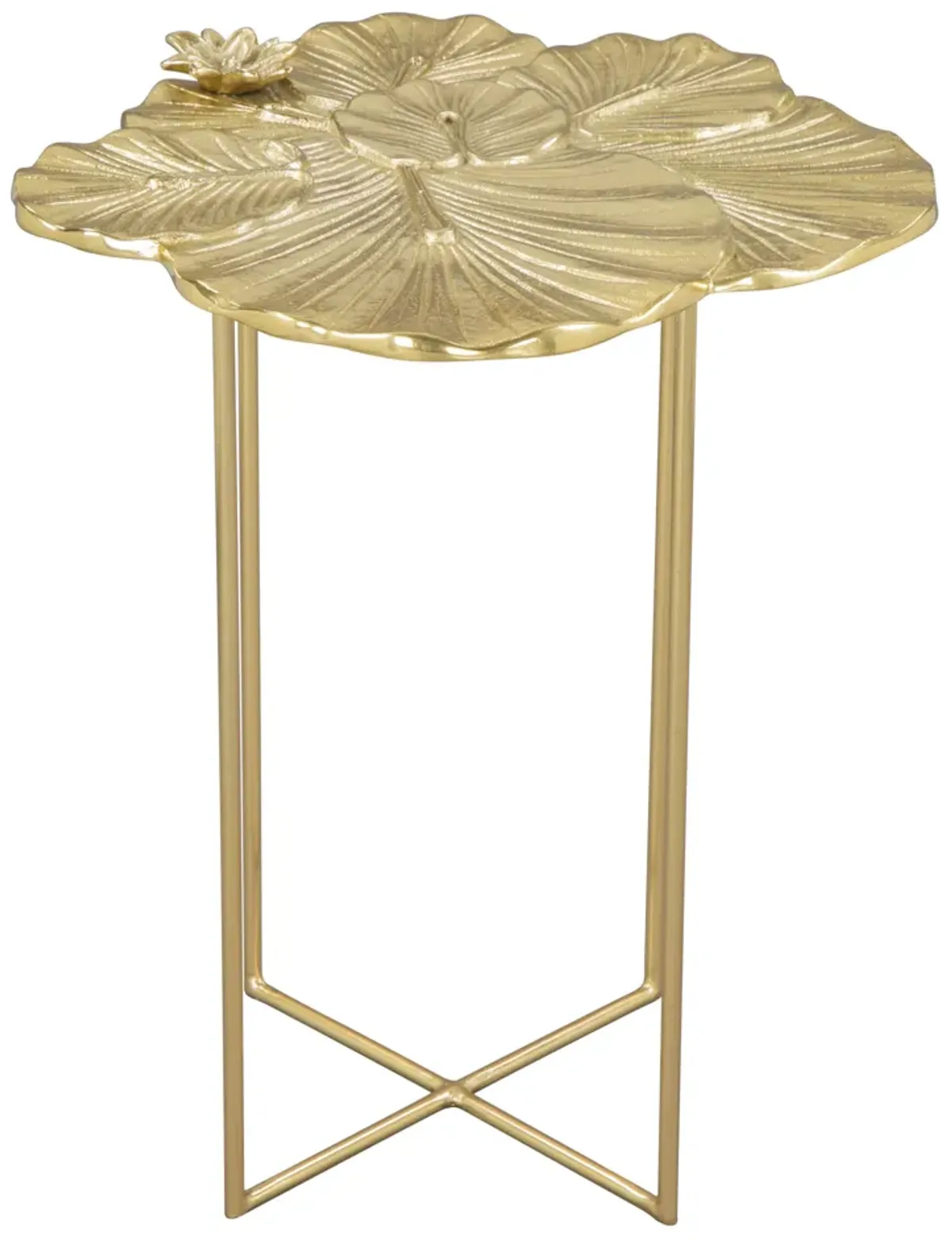 Lotus Side Table Gold