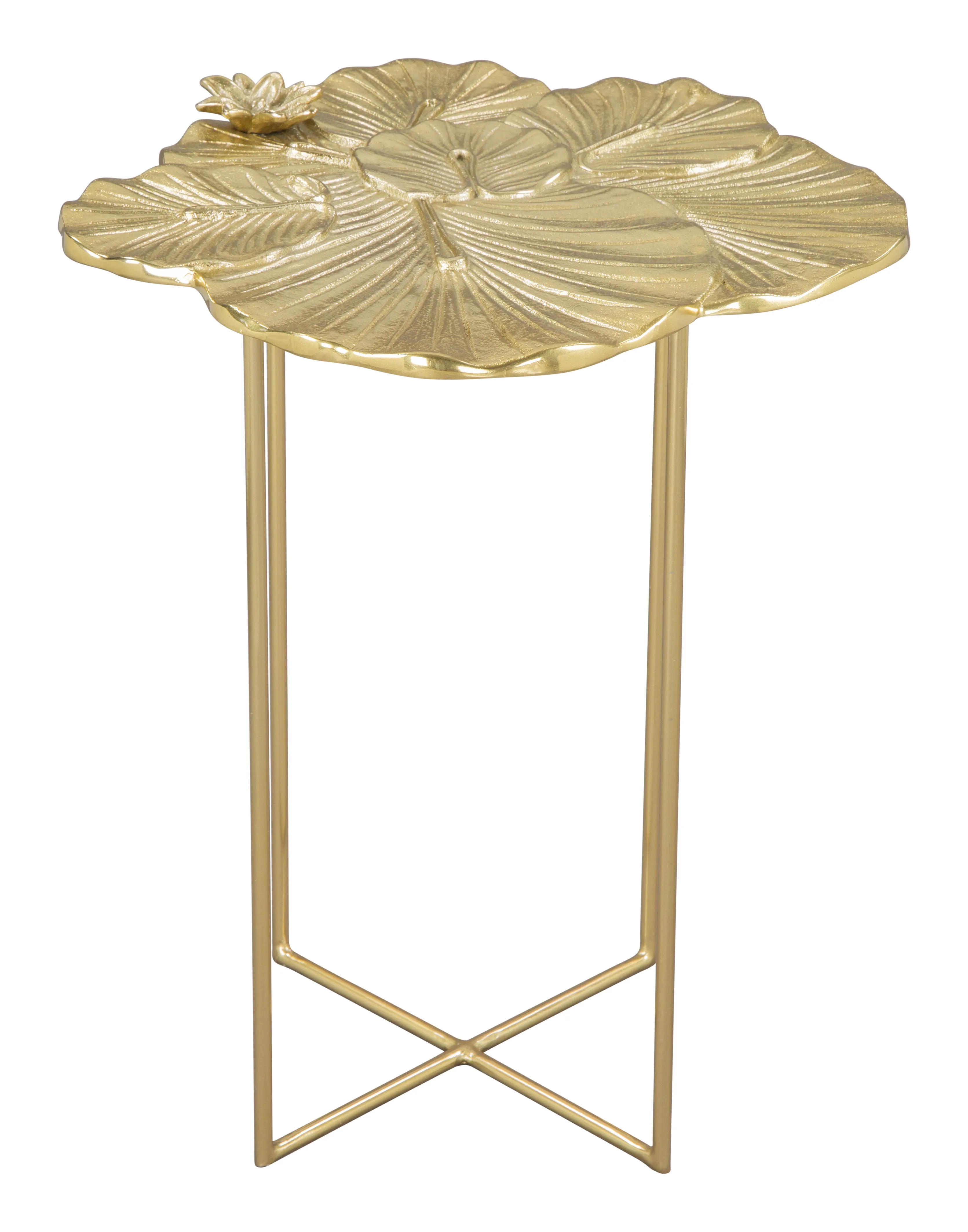 Lotus Side Table Gold