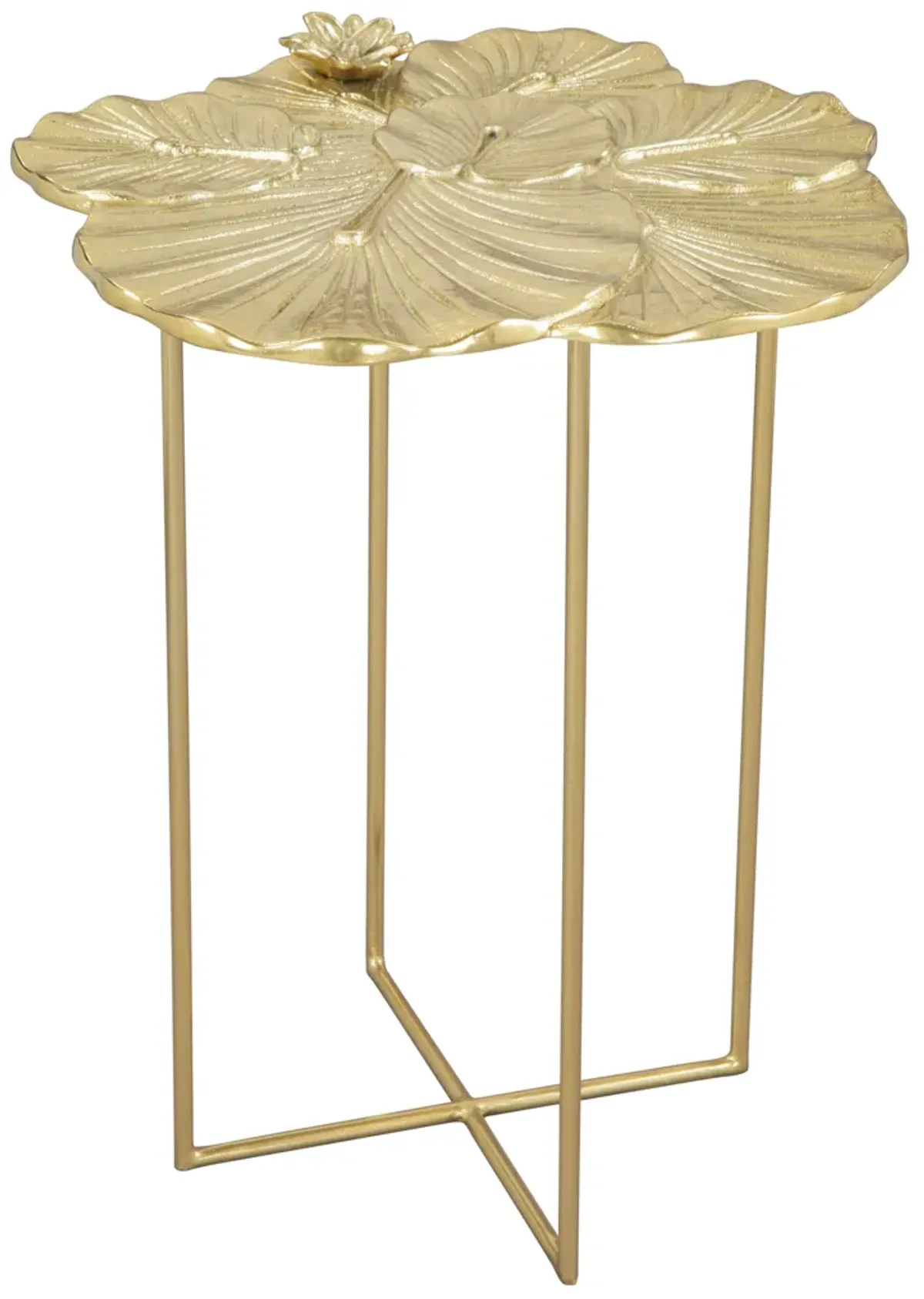 Lotus Side Table Gold