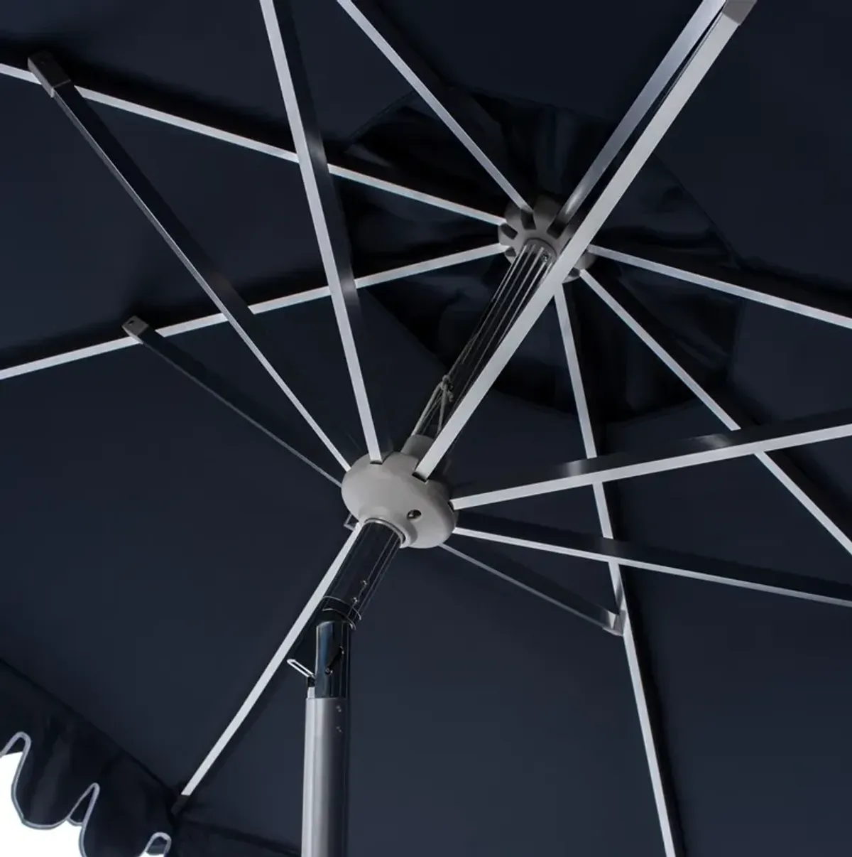 Elegant Valance 9ft Auto Tilt Umbrella