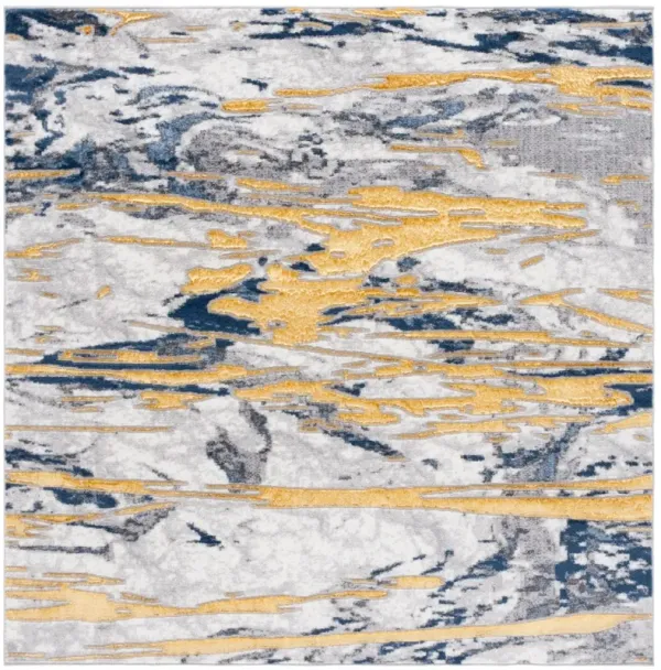 AMELIA 717 IVORY  6'-7' X 6'-7' Square Square Rug