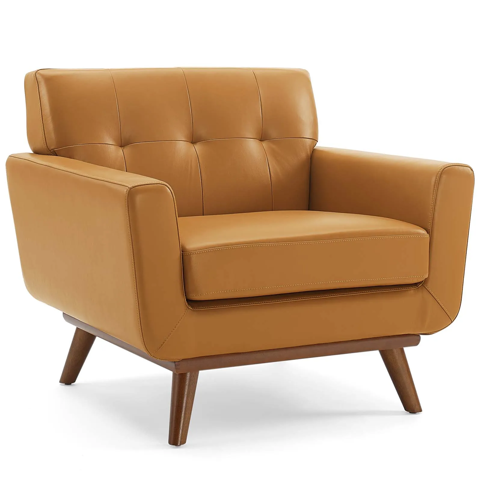 Engage Top-Grain Leather Armchair