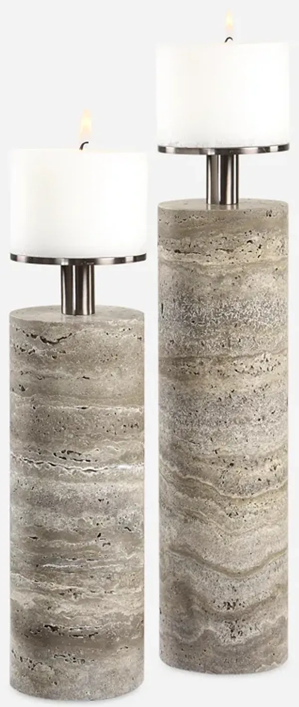 Shadowstone Candleholders Set/2